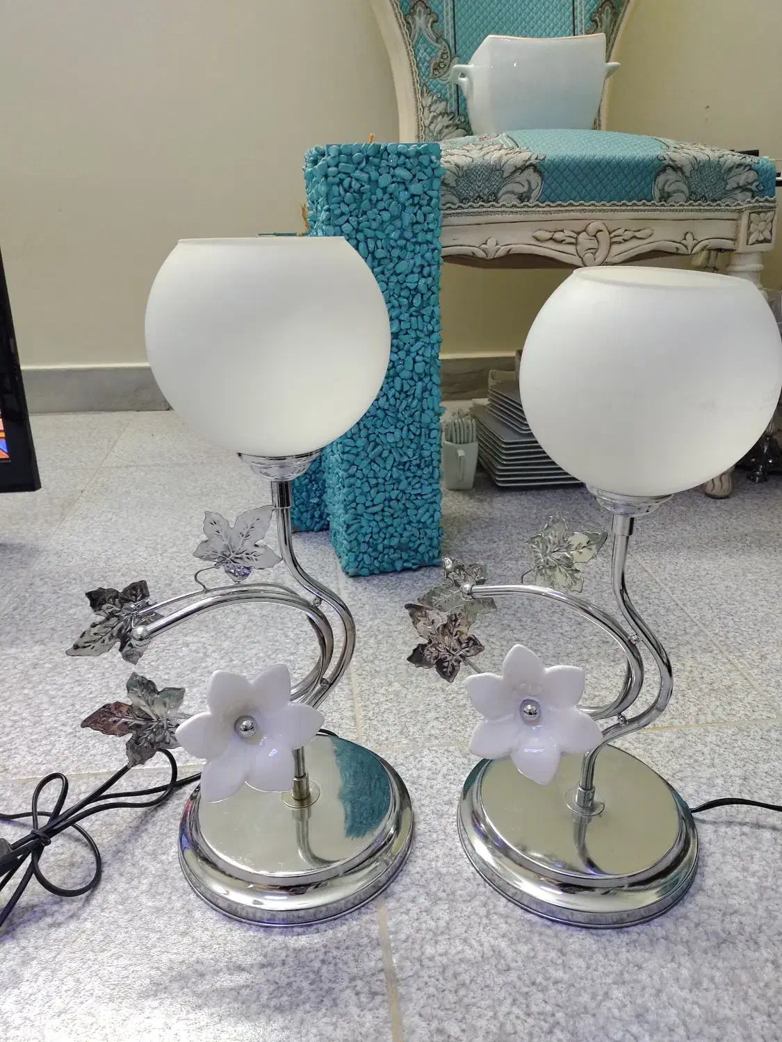 آباژور جفت|چراغ خواب و آباژور|تهران, زرکش|دیوار