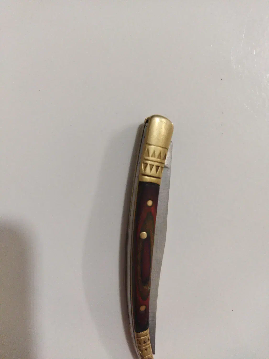 چاقو کلکسیونی (دسته برنج)|کلکسیون اشیاء عتیقه|نیشابور, هفده شهریور|دیوار