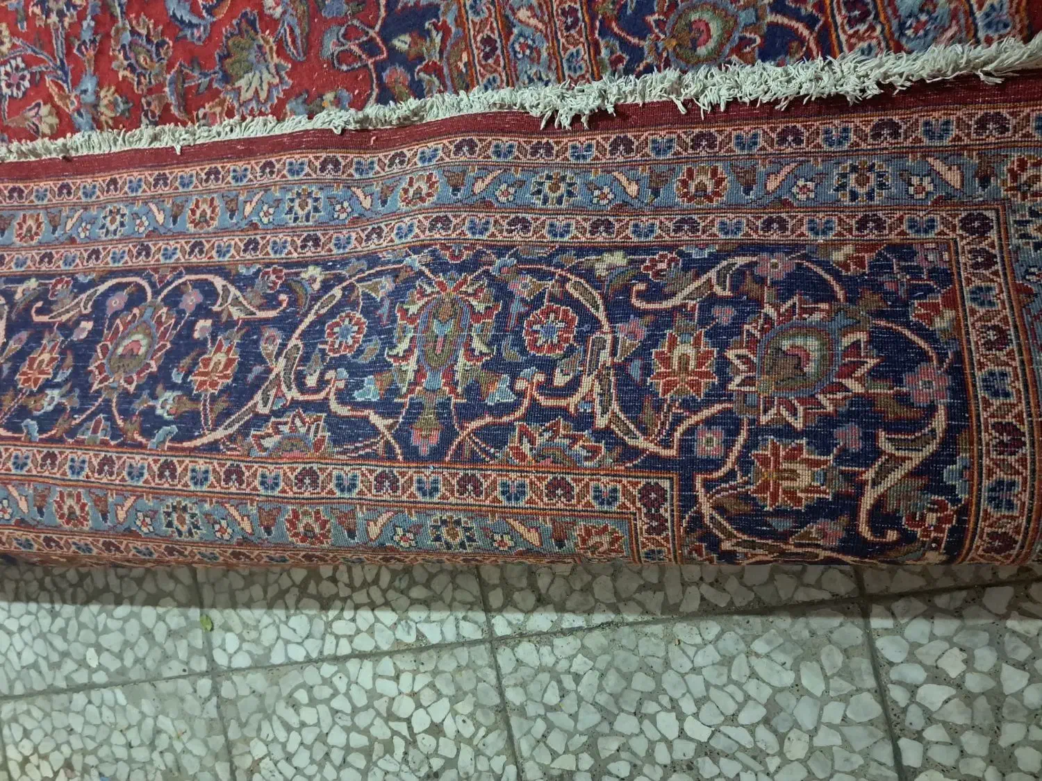 فرش دستبافت قدیمی ۱۲متری|فرش|تهران, تسلیحات|دیوار