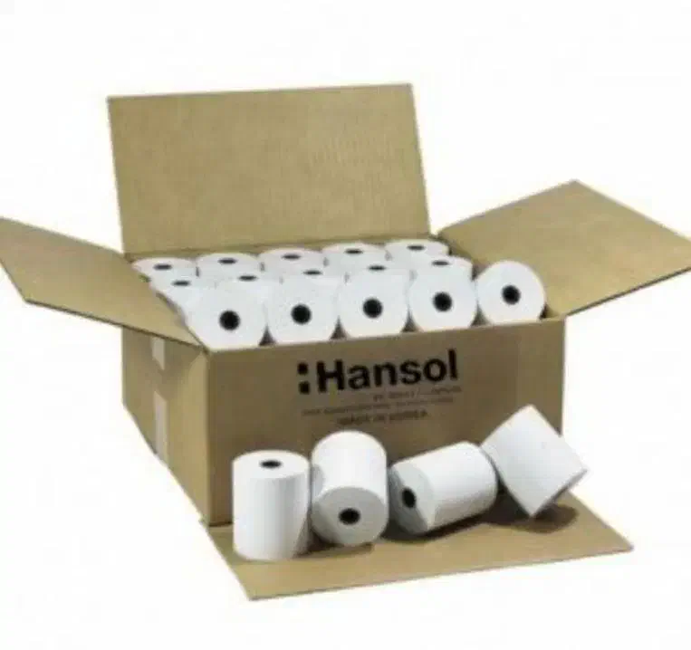 رول حرارتی اصلی Hansol کره (۸۰mm) برای فیش پرینتر|پرینتر، اسکنر، کپی، فکس|دزفول, |دیوار