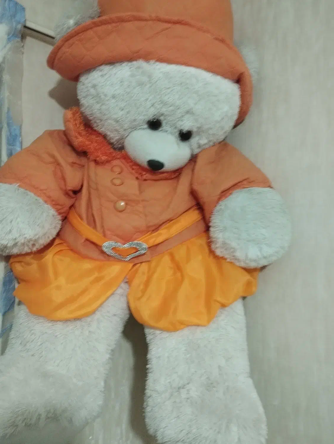 عروسک خرس بزرگ|اسباب‌بازی بچه|بندر انزلی, آذربایجان|دیوار