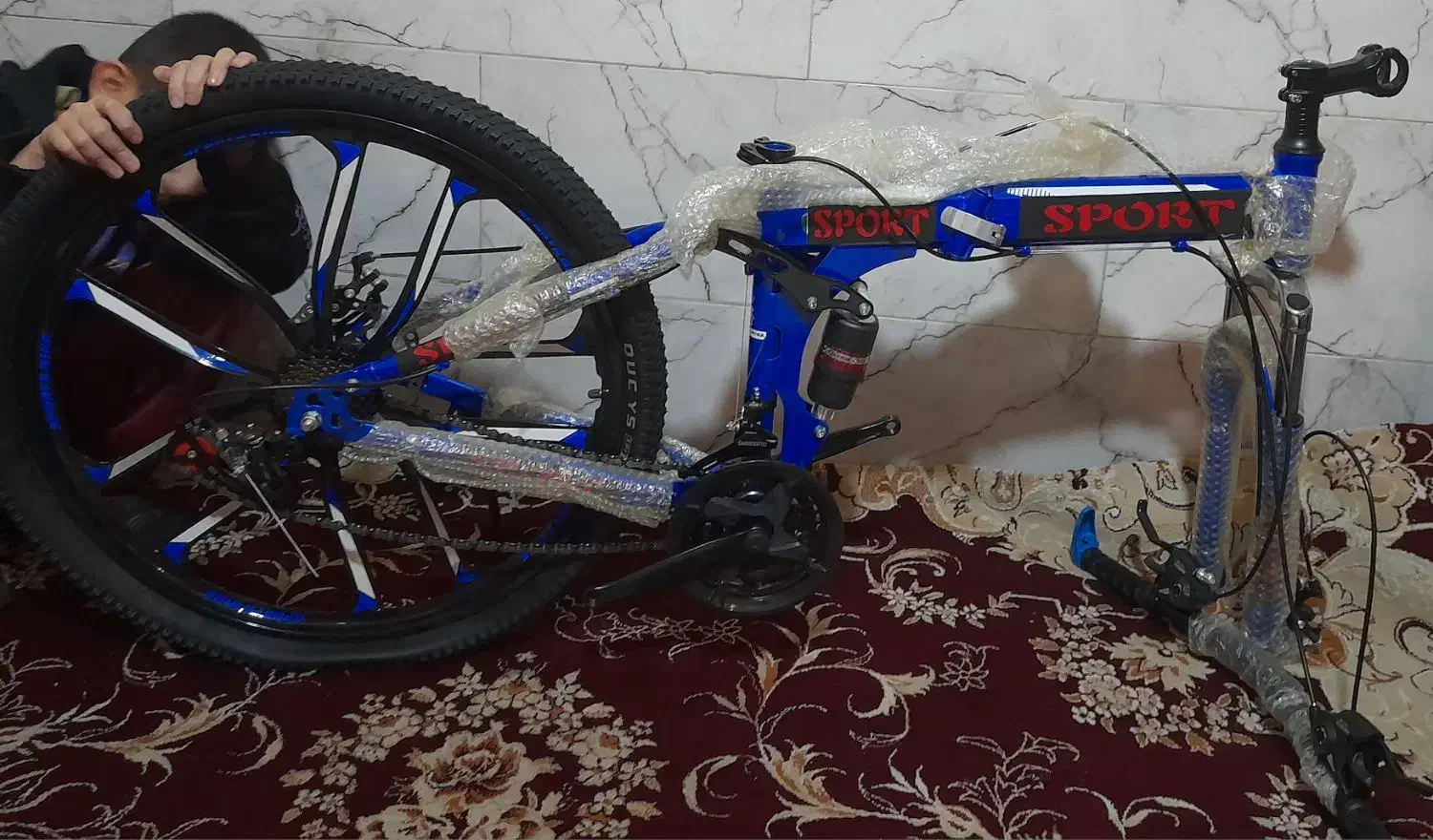 دوچرخه کوهستانی تاشو|دوچرخه، اسکیت، اسکوتر|شهریار, شهرک مصطفی خمینی|دیوار