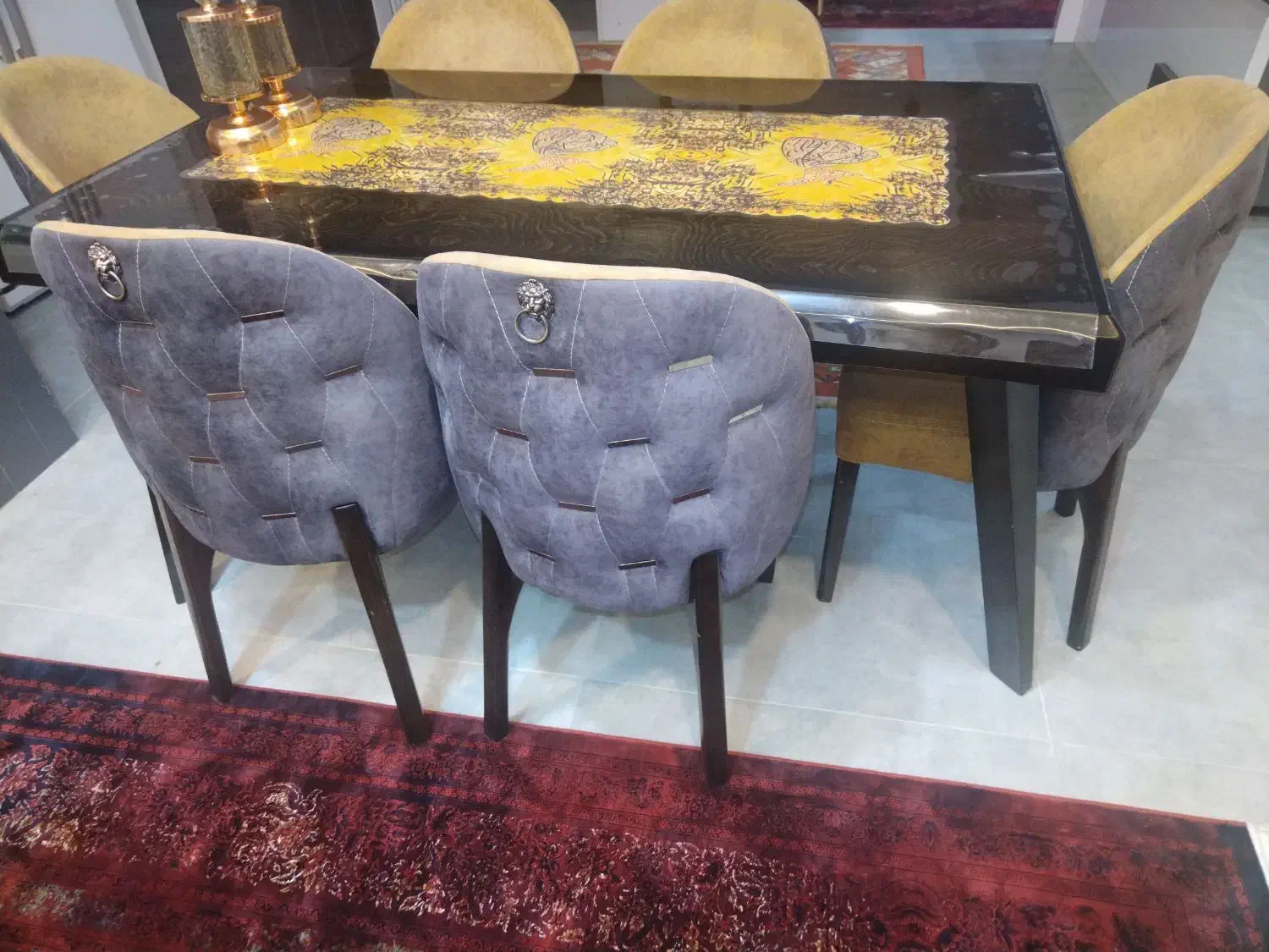 میز ناهارخوری|میز و صندلی غذاخوری|نیریز, |دیوار