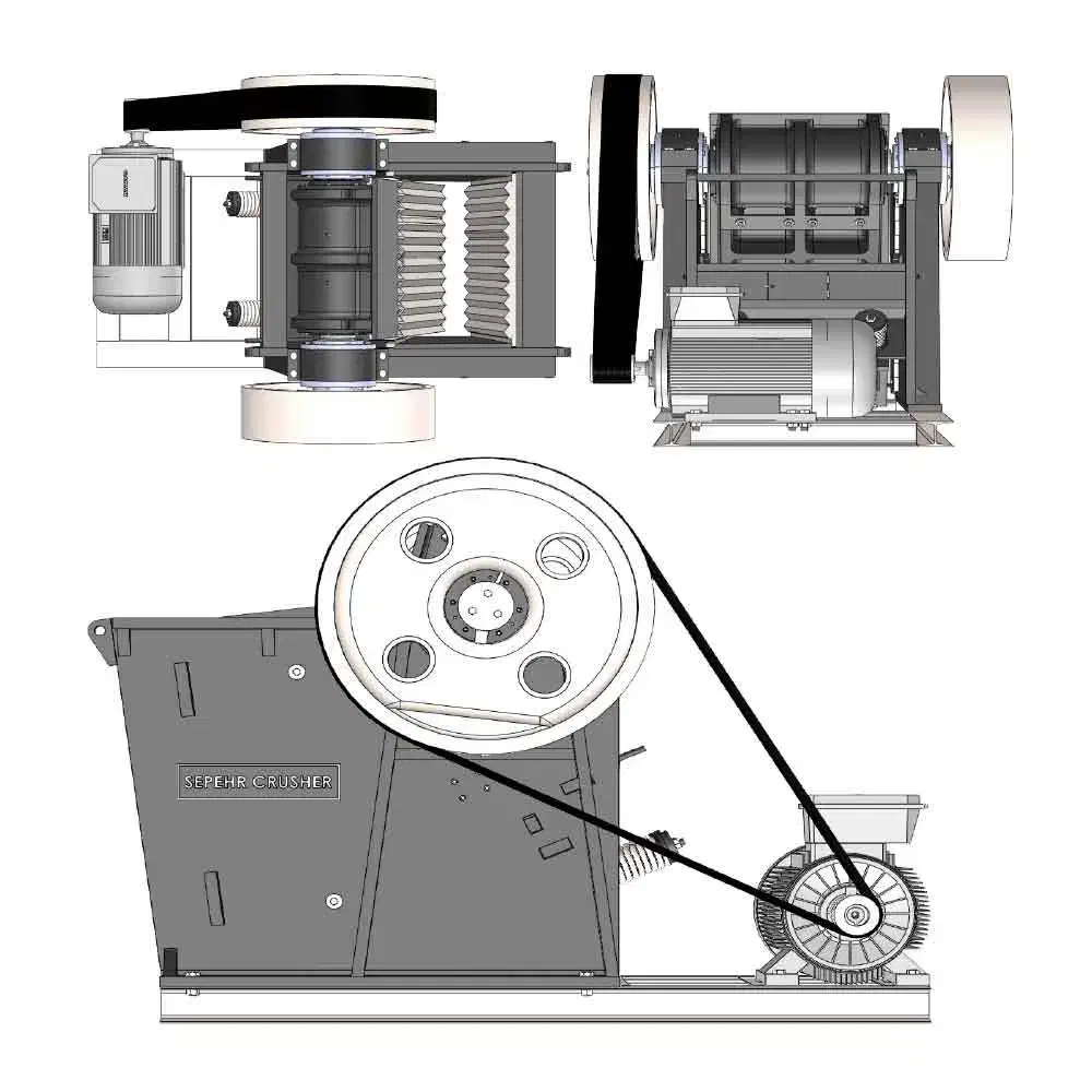 سنگ شکن|ماشینآلات صنعتی|قدس, معادن شن و ماسه|دیوار
