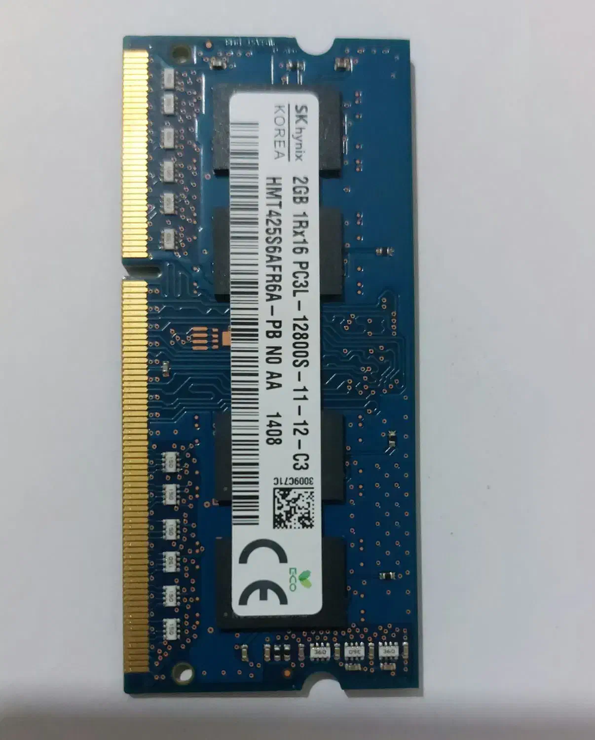 رم لپ تاپ DDR3L برند SK Hynix کره ای اصل 2GB|قطعات و لوازم جانبی رایانه|کرج, کمالشهر|دیوار