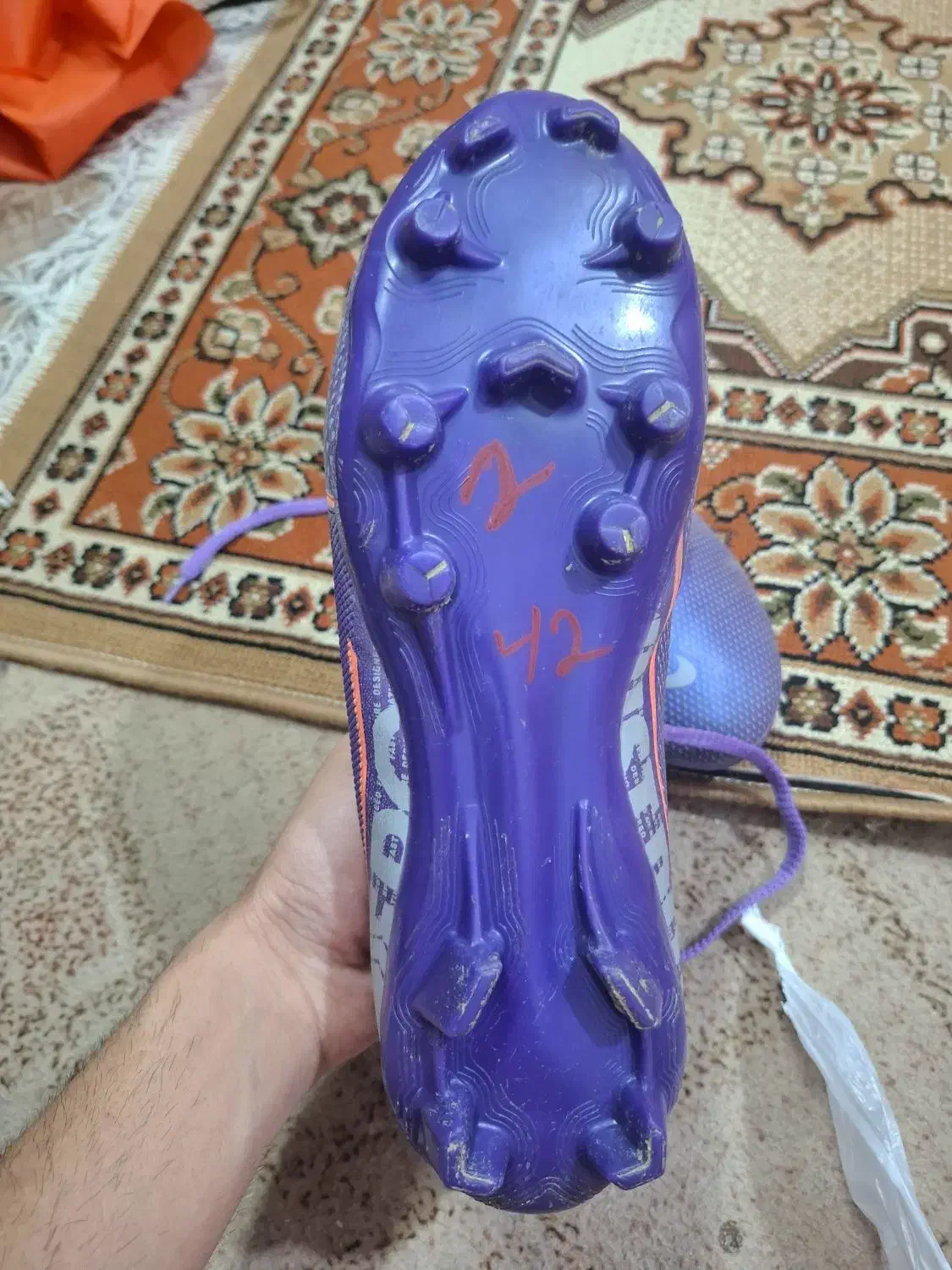 کفش استوک فوتبال سایز ۴۲|کیف، کفش، کمربند|جهرم, |دیوار