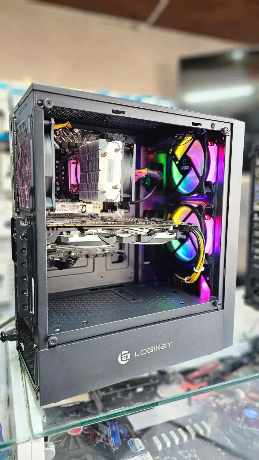 کیس گیمینگ i5 12400f گرافیک gtx 1070|رایانه رومیزی|یزد, |دیوار