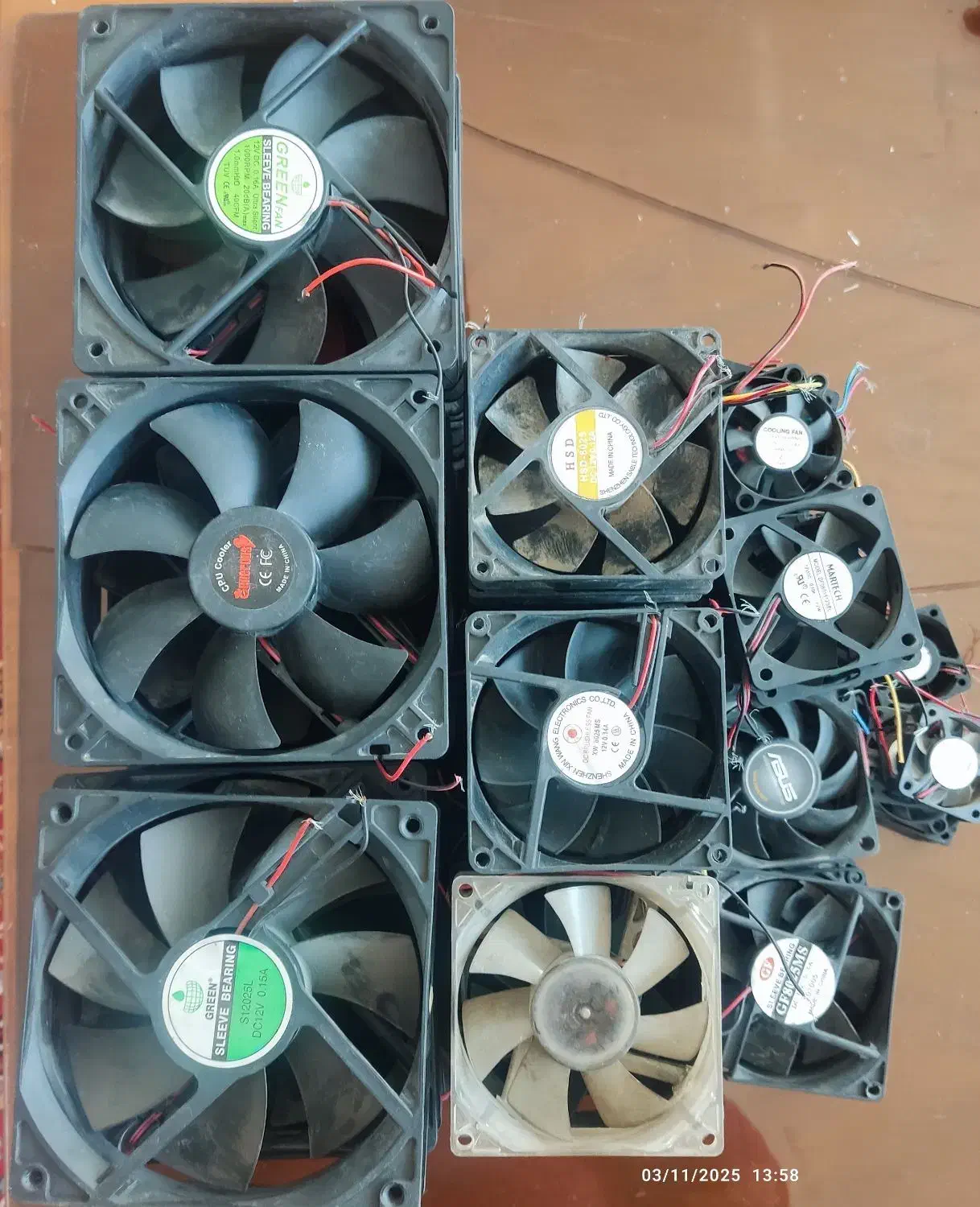 فن 12ولت 60 عدد|قطعات و لوازم جانبی رایانه|تهران, شهرک ابوذر|دیوار