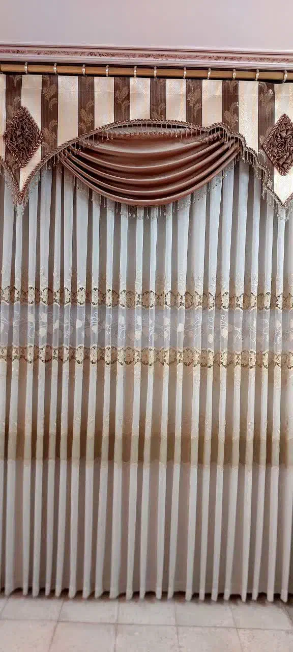 پرده منزل|پرده، رانر، رومیزی|قم, باجک دو|دیوار