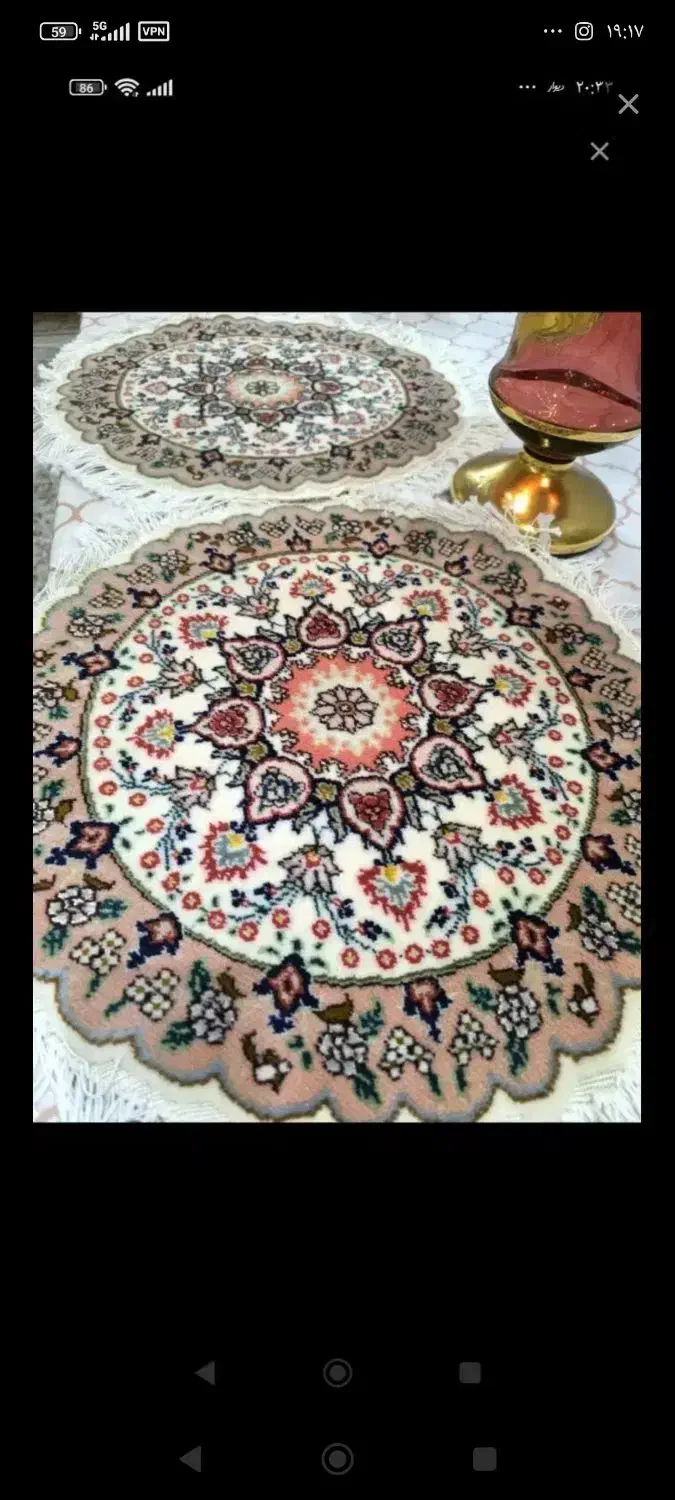 فرش دستی رو میزی|فرش|تبریز, |دیوار