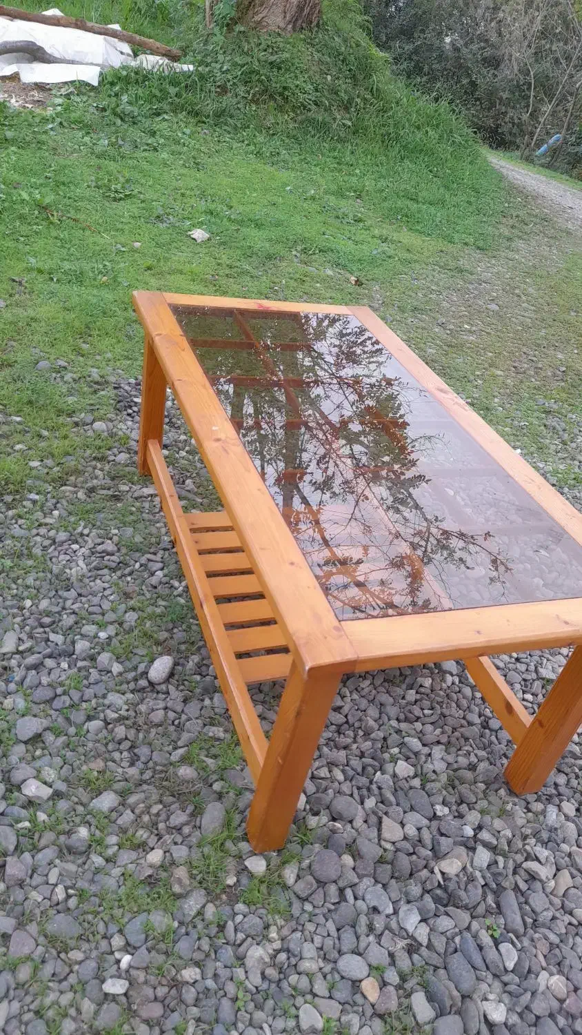 میز عسلی سالم وتمیز درحد نو|مبلمان خانگی و میز عسلی|شفت, |دیوار