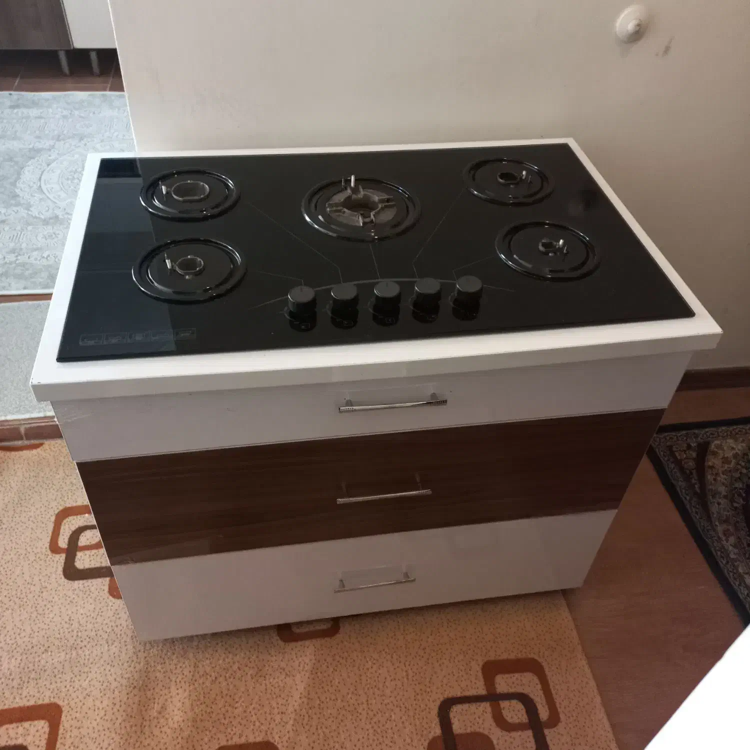 گاز رومیزی همراه کابینت درجه 1|اجاق گاز و لوازم برقی پختوپز|بجنورد, |دیوار