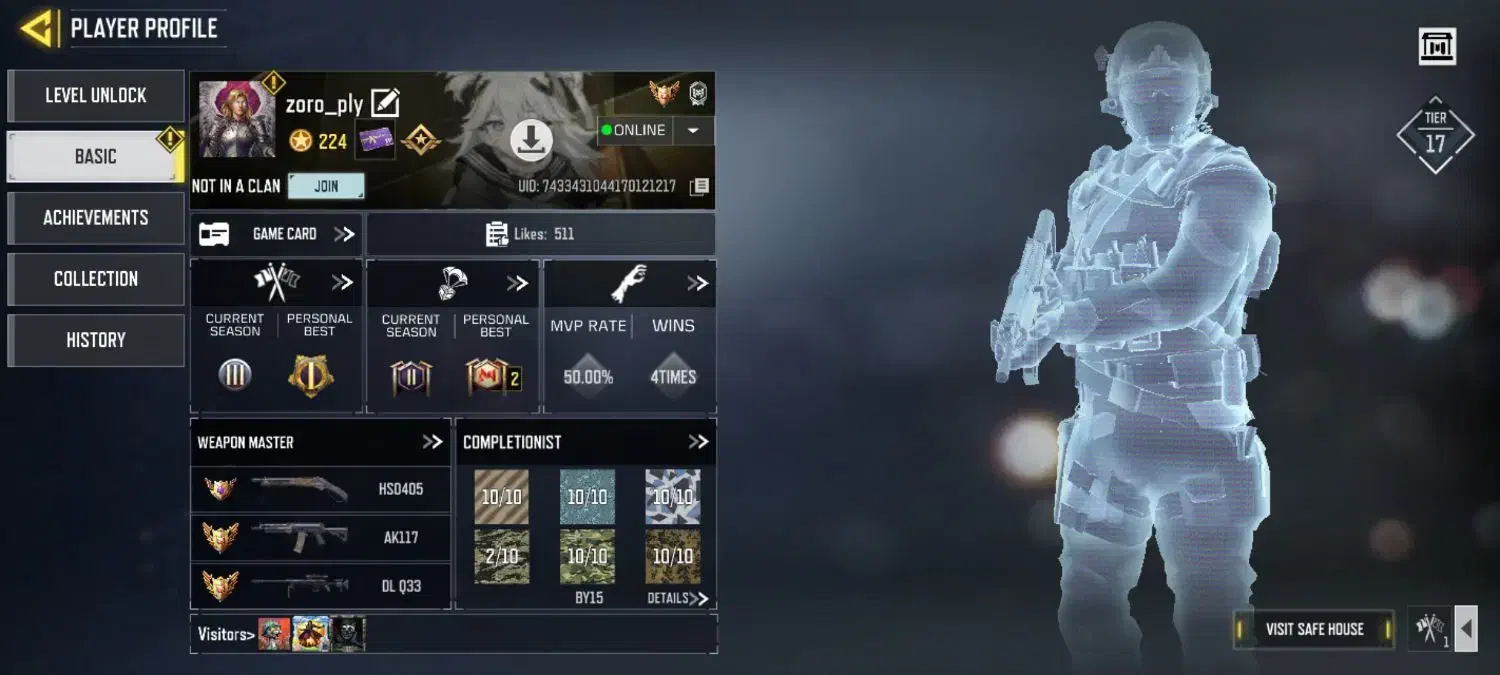 اکانت کالاف لول 220|کنسول، بازی ویدئویی و آنلاین|مشهد, خواجه ربیع|دیوار