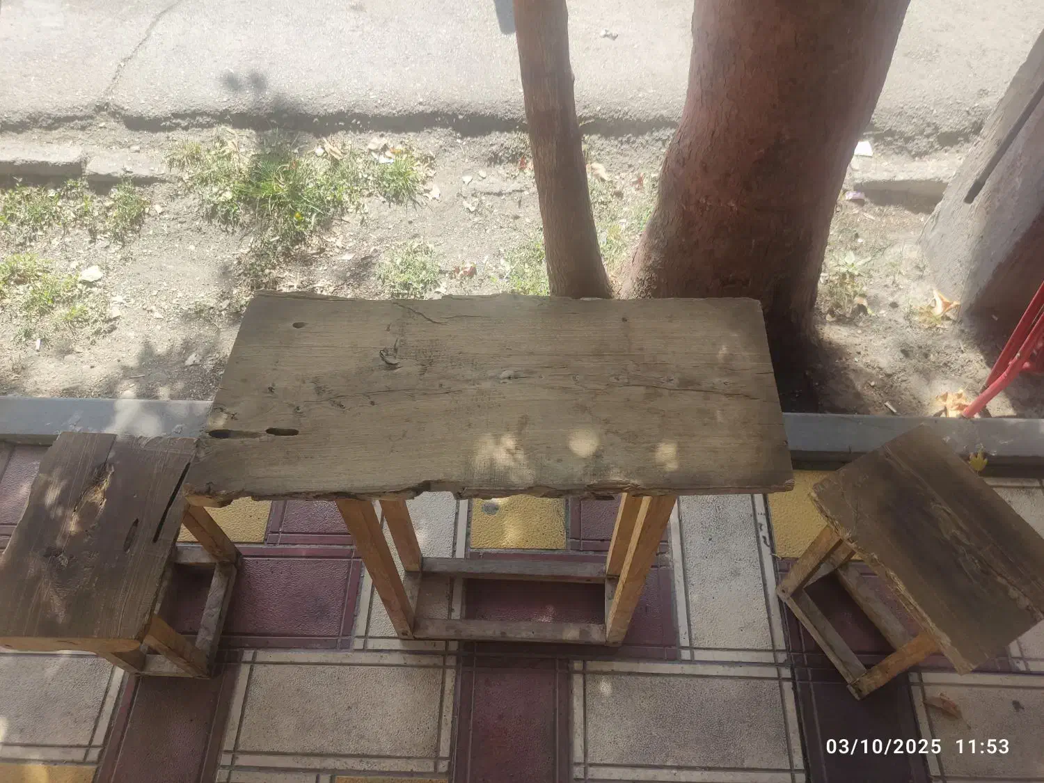 فروش میزو نیمکت دو نفره|صندلی و نیمکت|شاهرود, |دیوار