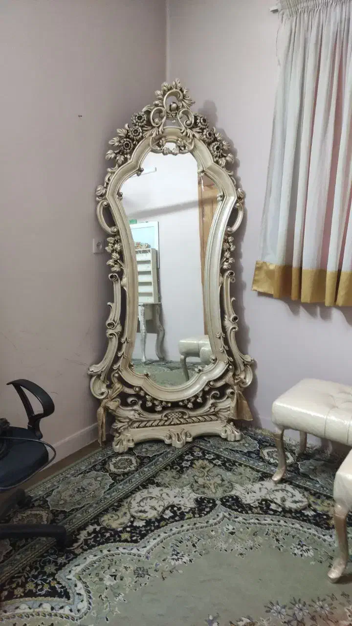 ست آیینه وکنسول/آیینه قدی/دراورسه کشو/عسلی|بوفه، ویترین، کنسول|گرگان, |دیوار