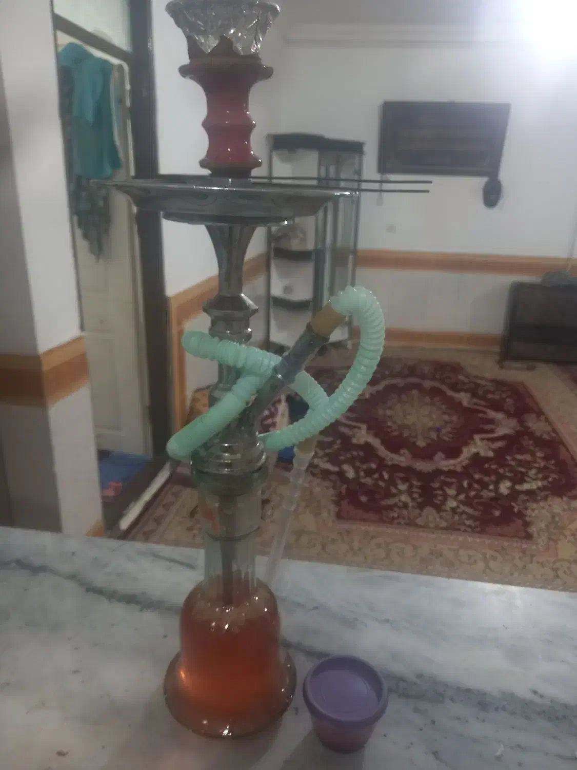 قلیان آجوقلی|صنایع دستی و سایر لوازم تزئینی|قوچان, |دیوار