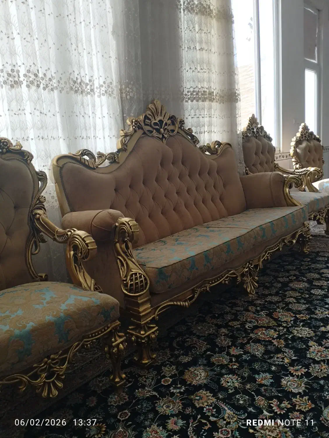 مبل سلطنتی|مبلمان خانگی و میز عسلی|سرپل ذهاب, |دیوار