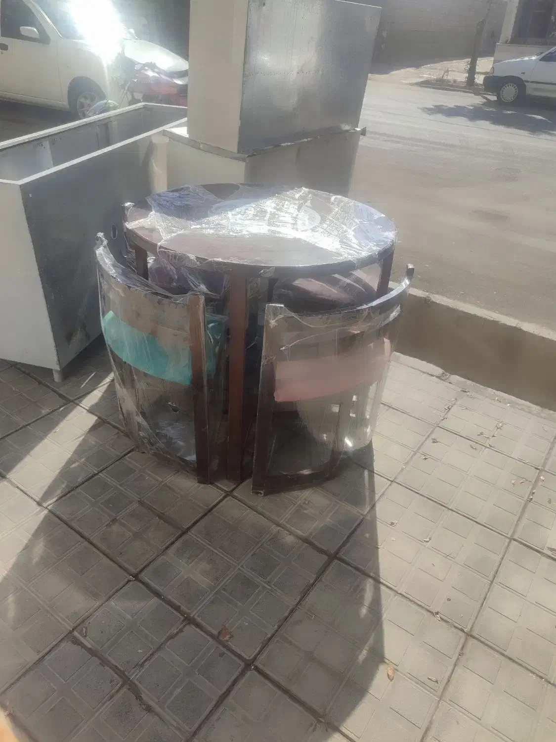 ۳سرویس میز نهار خوری ۴نفره|میز و صندلی غذاخوری|آشخانه, |دیوار