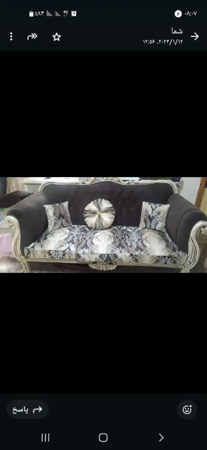 مبل ۷ نفره|مبلمان خانگی و میز عسلی|رشت, پیرکلاچای|دیوار