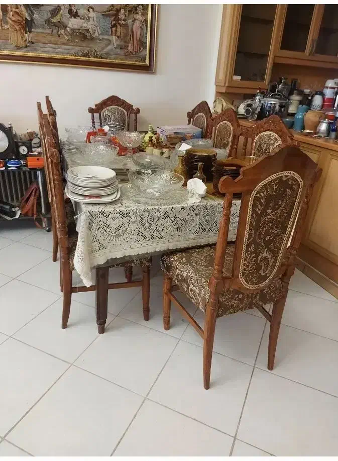 میز وصندلی غذاخوری ۸نفره|میز و صندلی غذاخوری|کرمانشاه, |دیوار