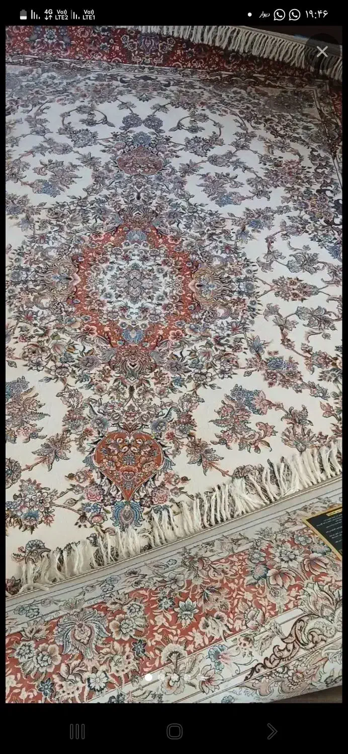 فرش ماشینی طرح خطیبی ۱۲۰۰شانه|فرش|تبریز, |دیوار