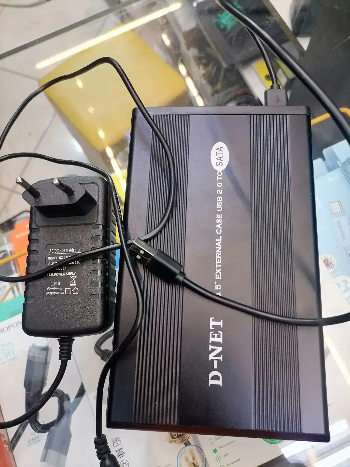 هارد یک ترا همراه با باکس|قطعات و لوازم جانبی رایانه|مشهد, ده دی|دیوار