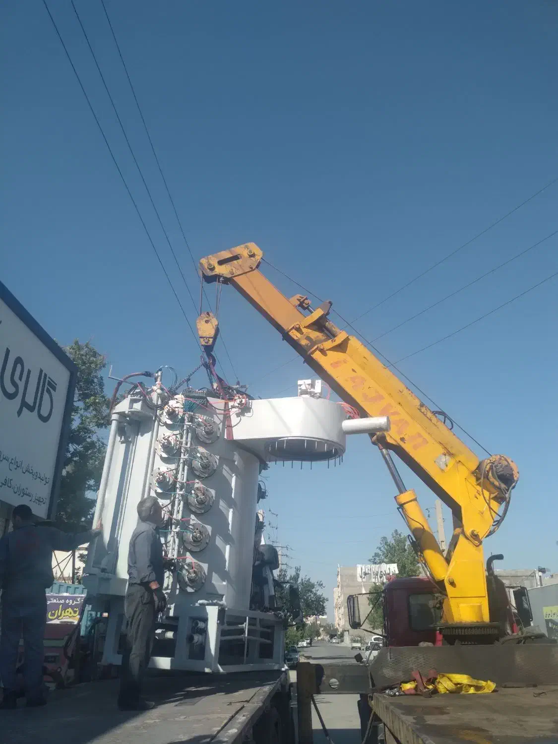 خدمات جرثقیل ۱۰ تن کفی دار|خدمات حمل و نقل|چهاردانگه (تهران), |دیوار