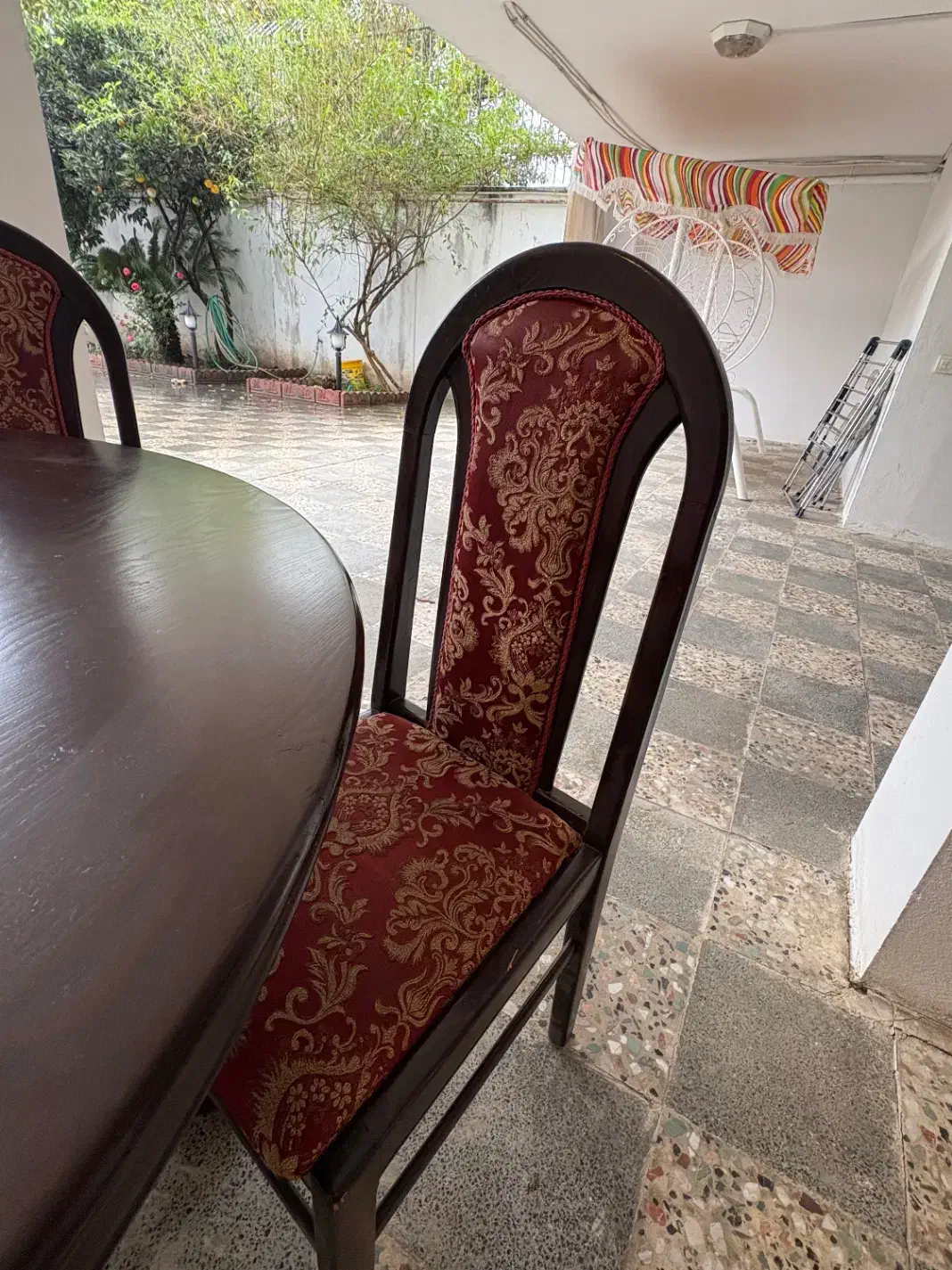 میز ناهارخوری چوبی|میز و صندلی غذاخوری|ساری, |دیوار