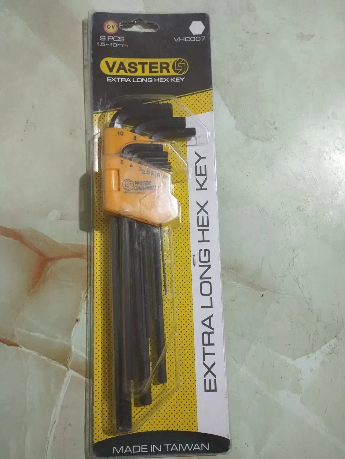 آچار آلن بلند 9 عددی واستر تایوان|ابزارآلات|همدان, |دیوار