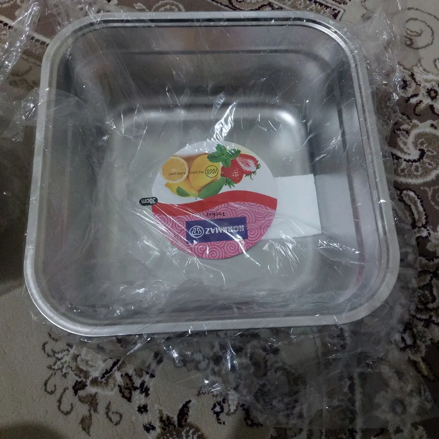 لگن و آبکش استیل نو|ظروف پخت‌وپز|قزوین, |دیوار