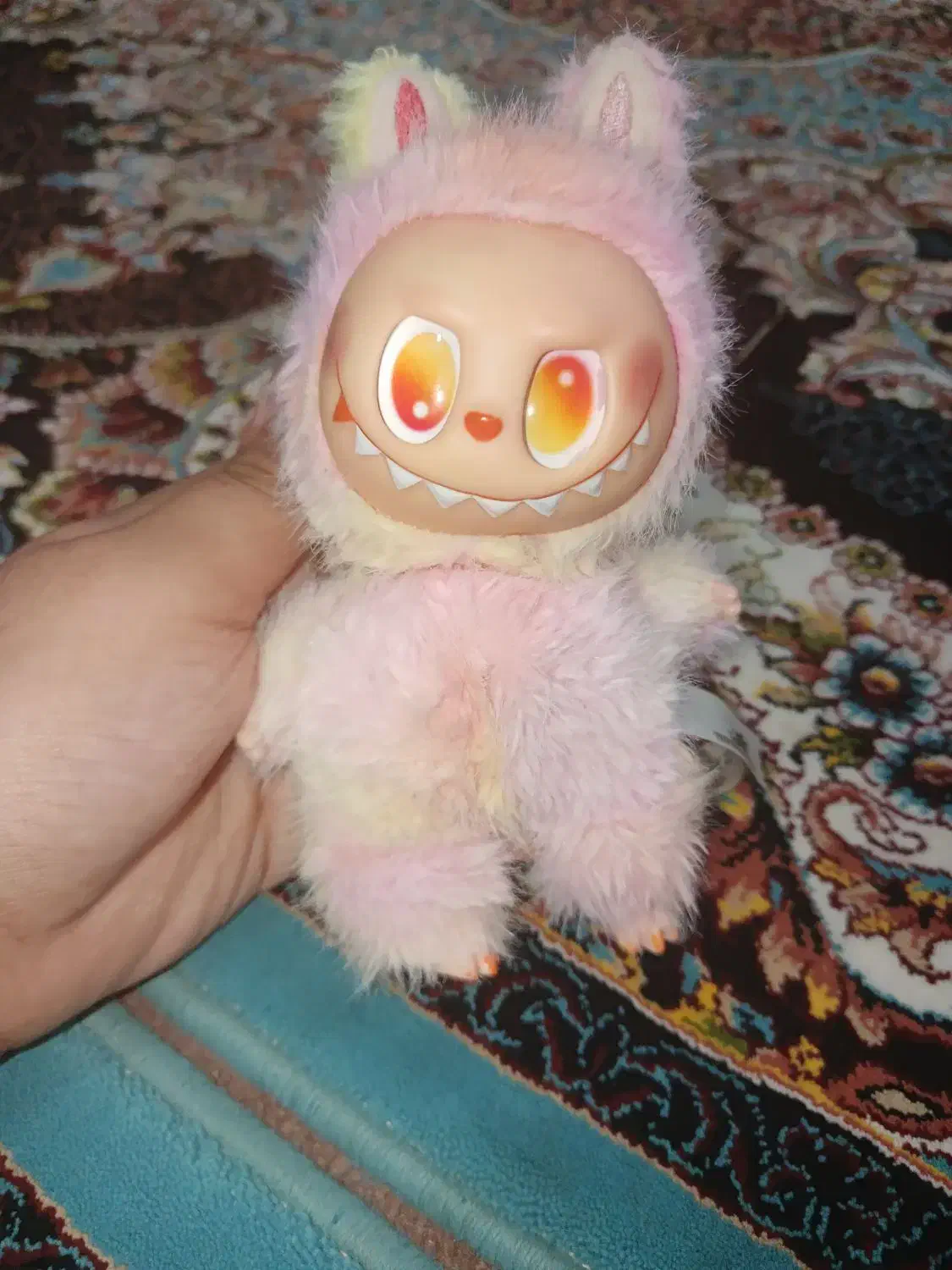 عروسک لبوبو رنگ صورتی|اسباب‌بازی بچه|آق قلا, |دیوار