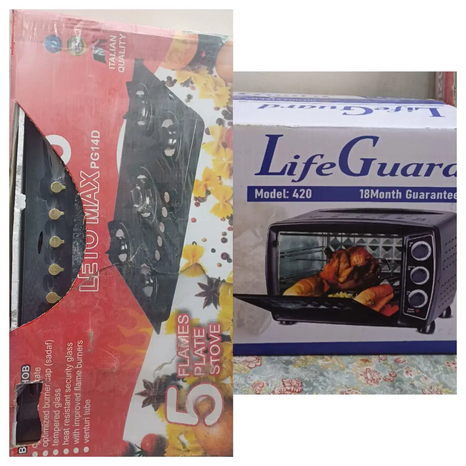 فروش گاز صفحه ای شیشه ای و توستر|اجاق گاز و لوازم برقی پخت‌وپز|اهواز, ۲۰۰۰واحدی|دیوار