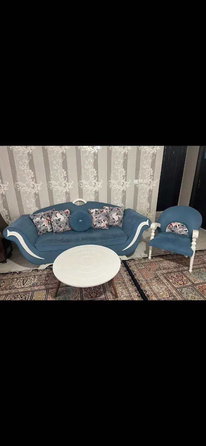 مبل ۷ نفره با میز جلو|مبلمان خانگی و میز عسلی|بجنورد, |دیوار