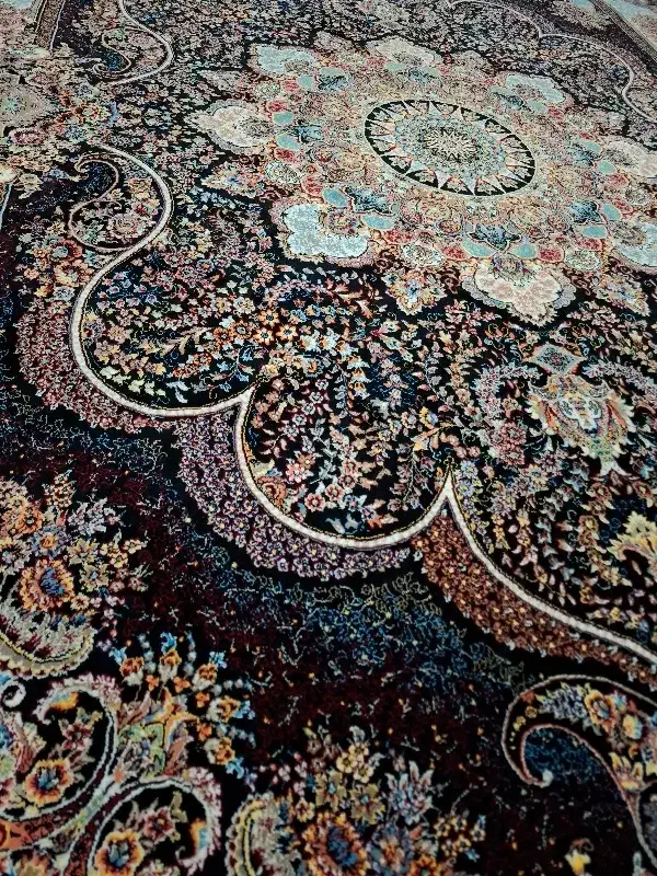 فرش ۹ متری طرح نسترن|فرش|کرمانشاه, |دیوار