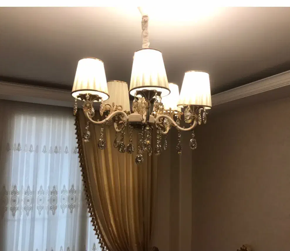 2 عدد لوستر شید دار|لوستر و چراغ آویز|تهران, تهران‌نو|دیوار
