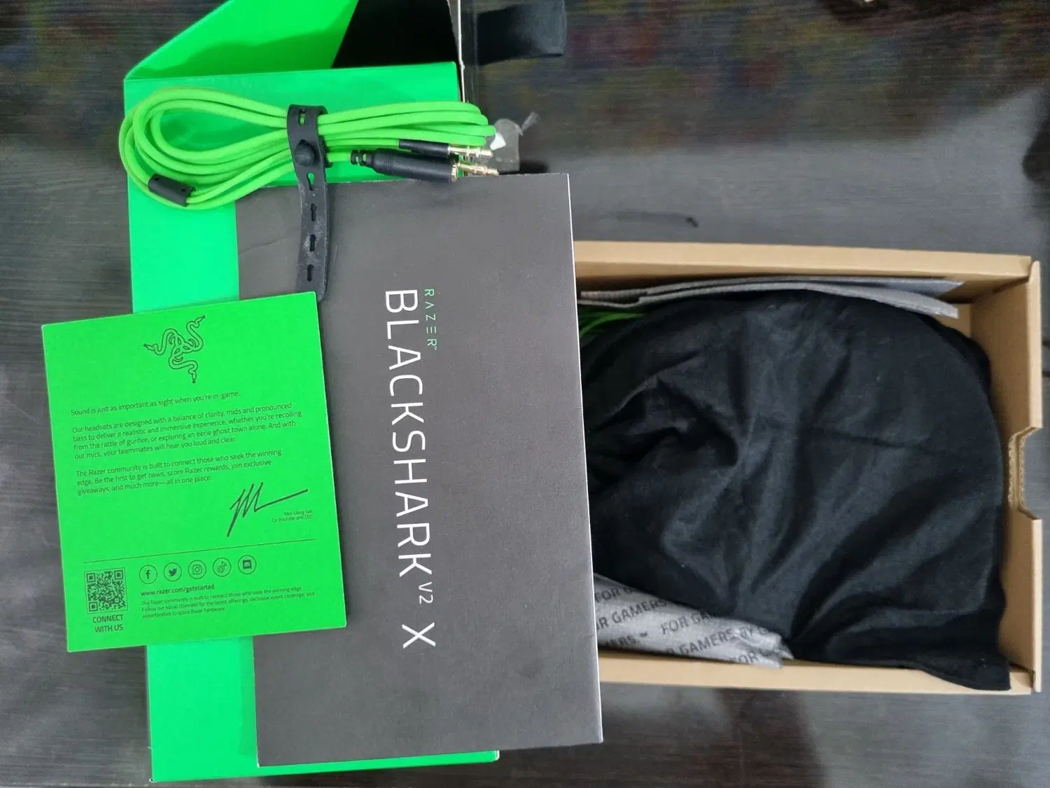 هدست black shark v2 x|قطعات و لوازم جانبی رایانه|امیدیه, |دیوار