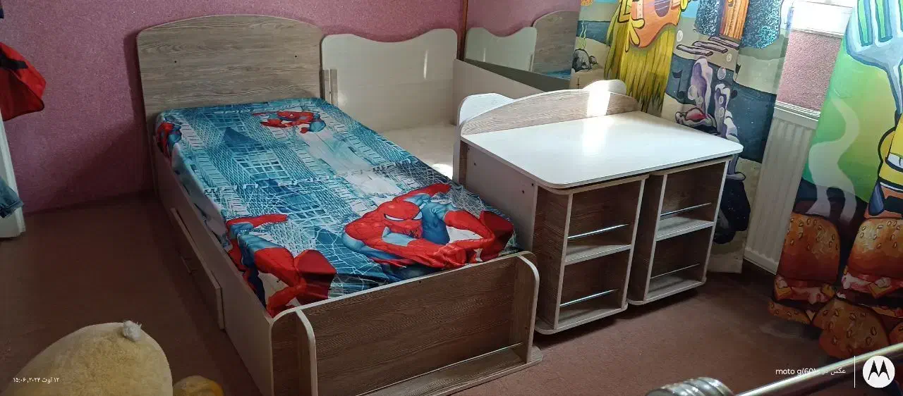 کمد و تخت دومنظوره|تخت و سرویس خواب|پاکدشت, پاکدشت (مامازند)|دیوار