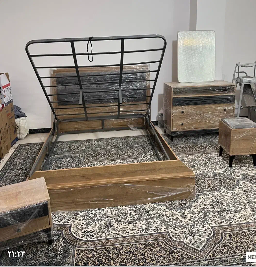 سرویس خواب از برند زیبا چوب|تخت و سرویس خواب|رفسنجان, |دیوار