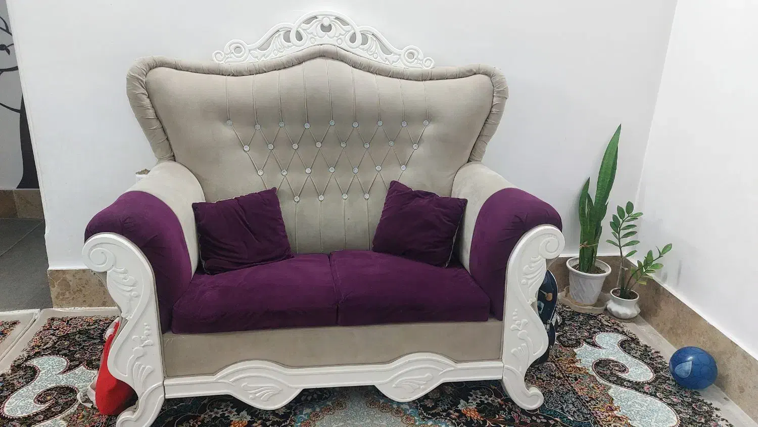 مبل نیمه استیل ۷نفره|مبلمان خانگی و میز عسلی|قم, سید معصوم|دیوار