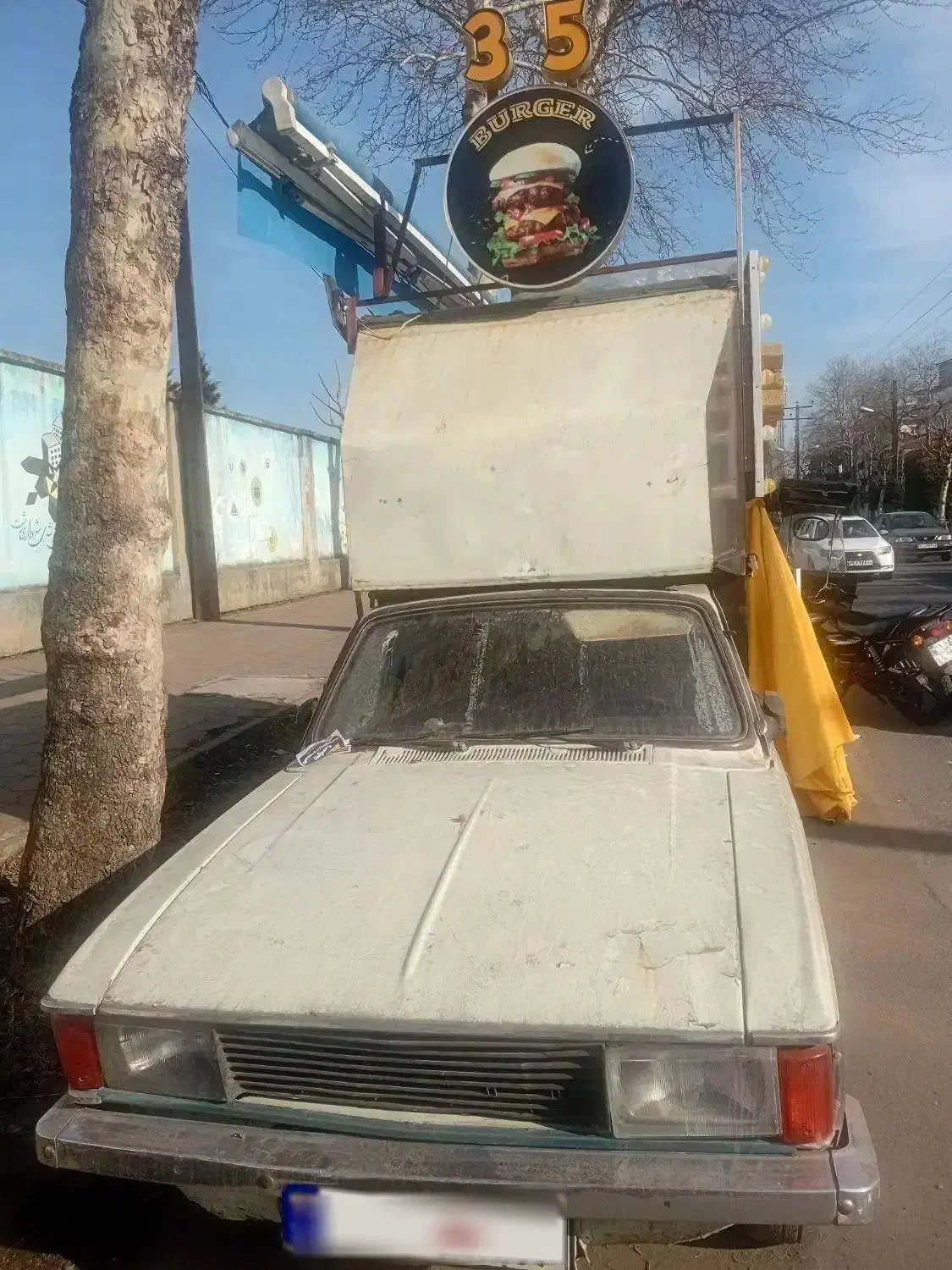 پیکان وانت فست فودی|خودرو سواری و وانت|رشت, فلسطین|دیوار