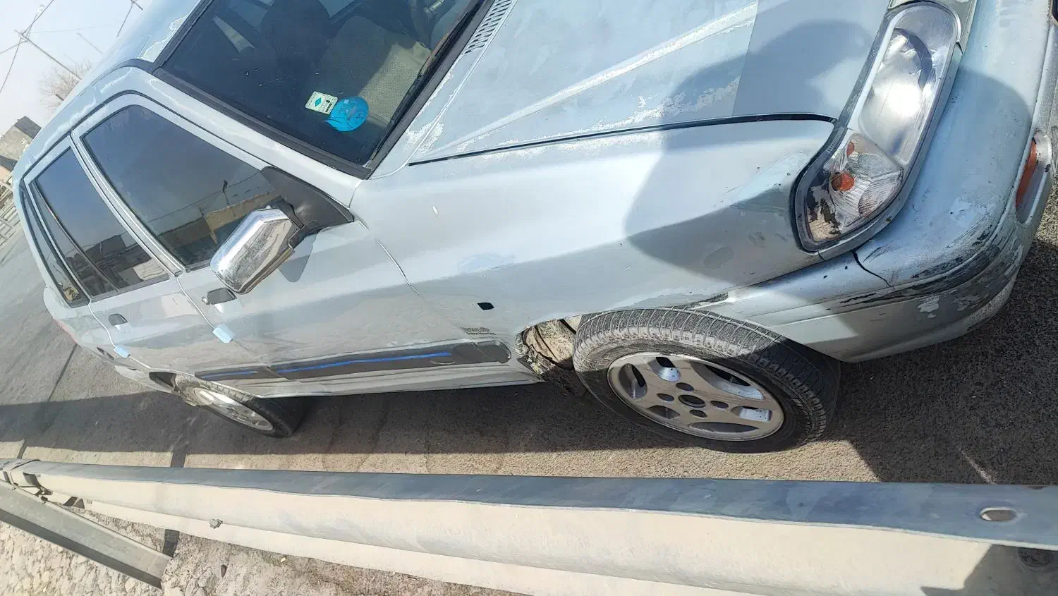 ماشین بدون رنگ و موتور بشرط دوگانه دست هست|خودرو سواری و وانت|قلندر آباد, |دیوار