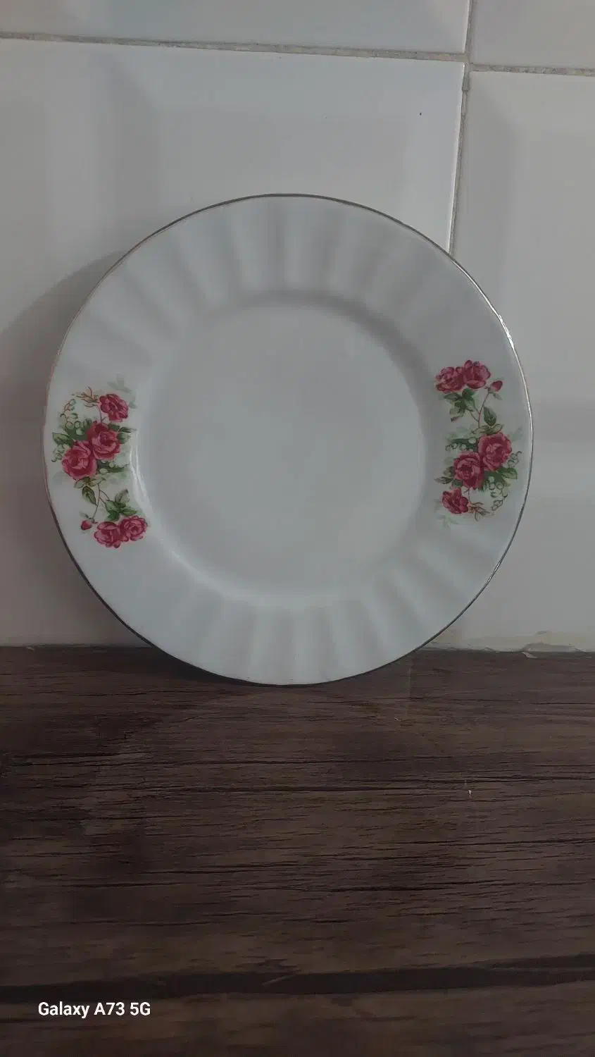 ظروف چینی گل سرخ|ظروف سرو و پذیرایی|قم, شهید صیاد شیرازی|دیوار