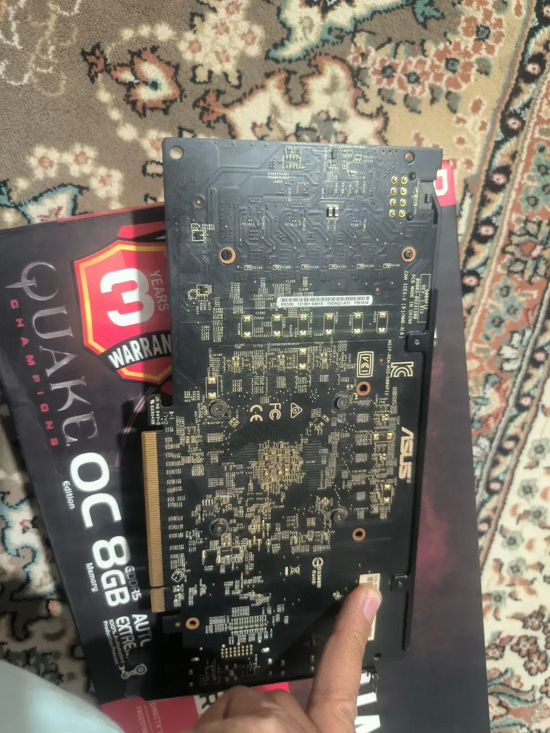 rx580 معیوب|قطعات و لوازم جانبی رایانه|مشهد, سیلو|دیوار