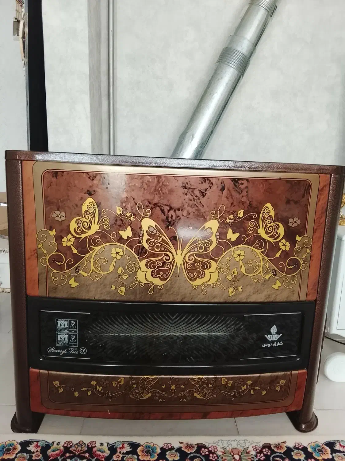 بخاری گازی|بخاری، هیتر، شومینه|میانه, |دیوار