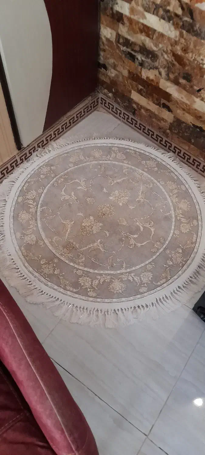 فرش گرد آشپز خانه|فرش|باغستان, |دیوار
