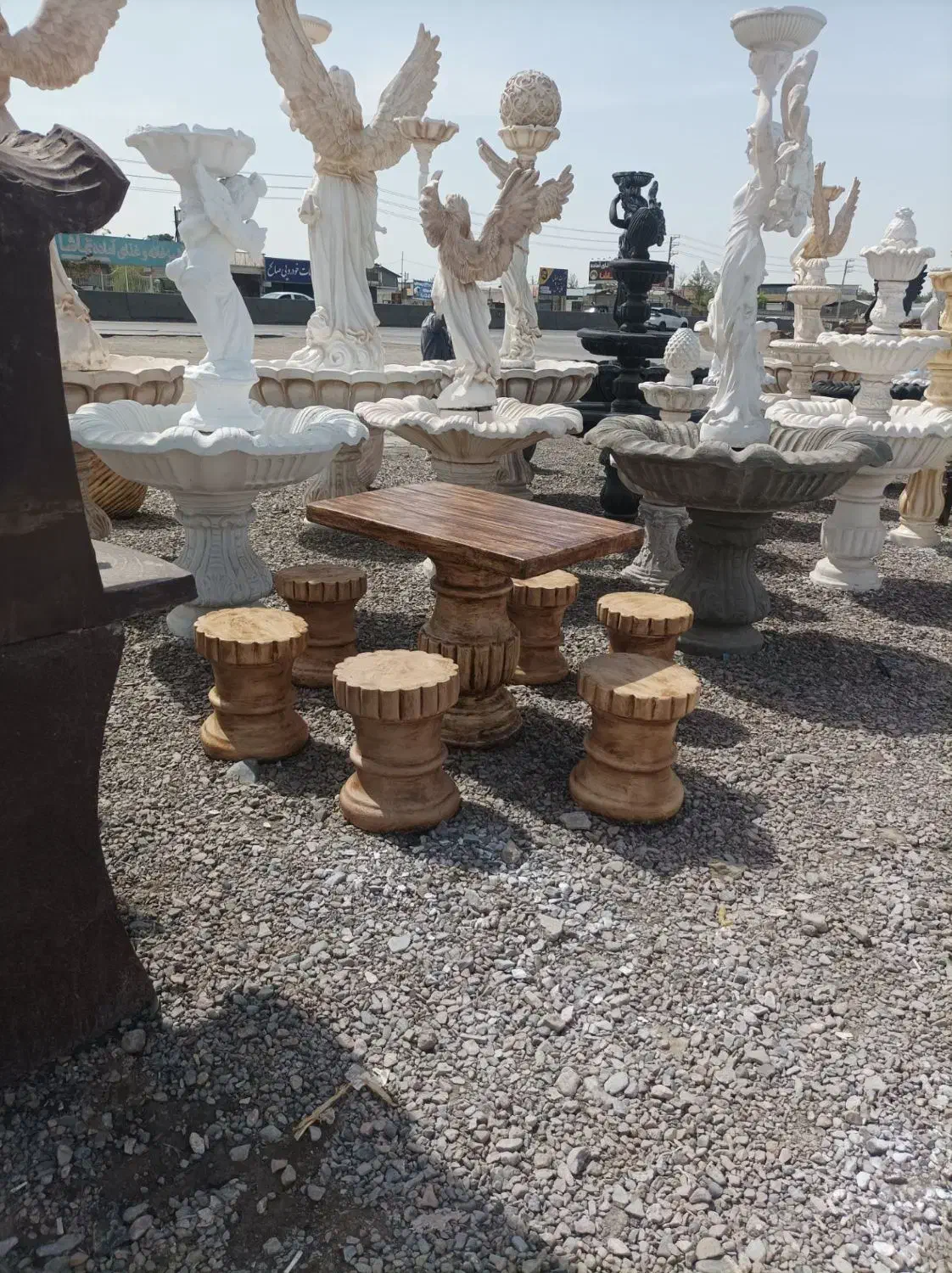 تولیدات آبنما های طبقاتی وبتنی باربیکیو و مجسمه ای|مصالح و تجهیزات ساختمان|مشهد, میان ولایت|دیوار