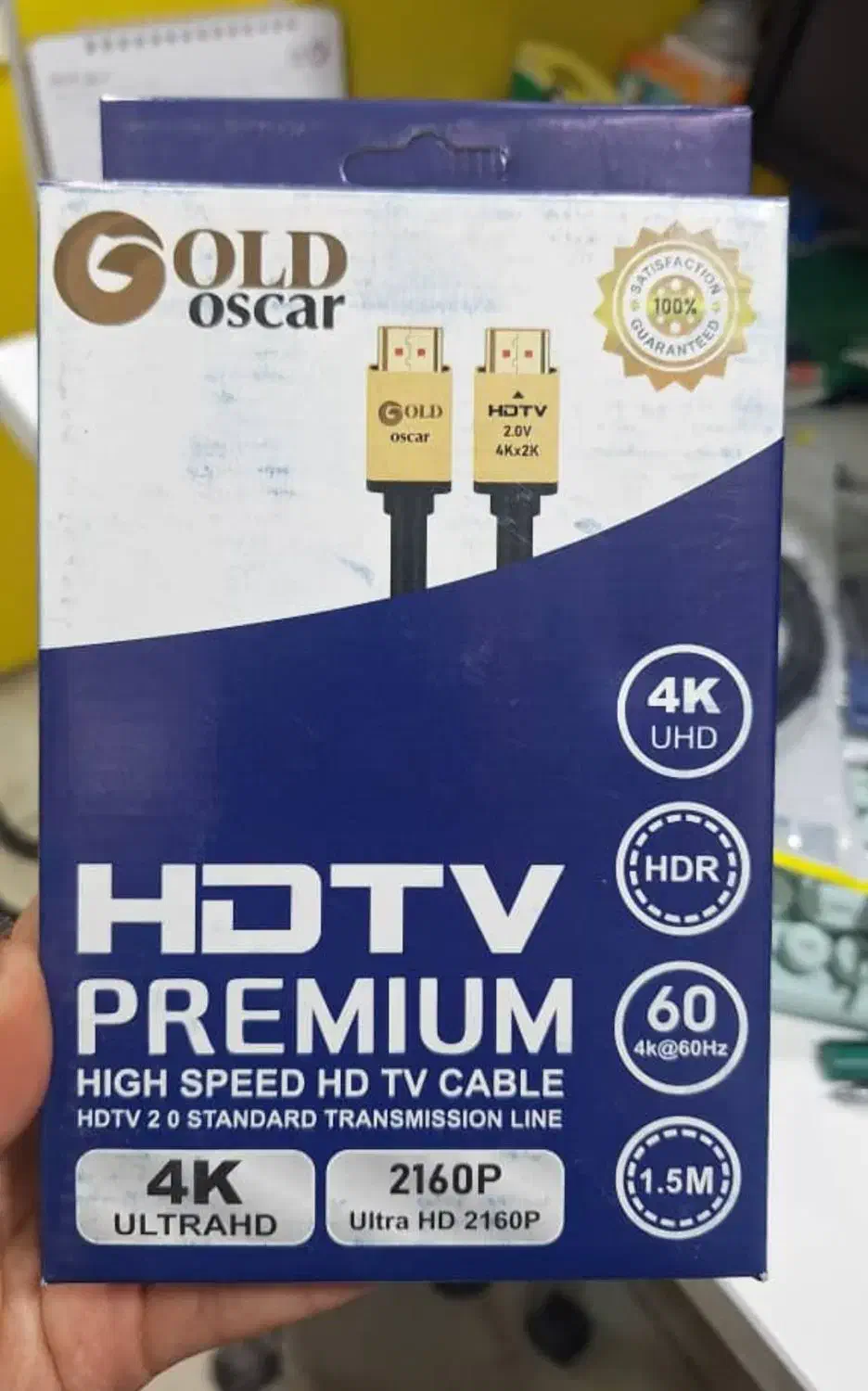 کابل HDMI گلد اسکار طلایی 1.5|قطعات و لوازم جانبی رایانه|اهواز, کوی باهنر|دیوار