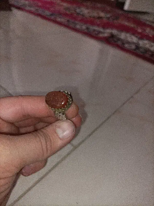 انگشتر نقره نگین یمنی|کلکسیون اشیاء عتیقه|پردیس, فاز ۱۱|دیوار