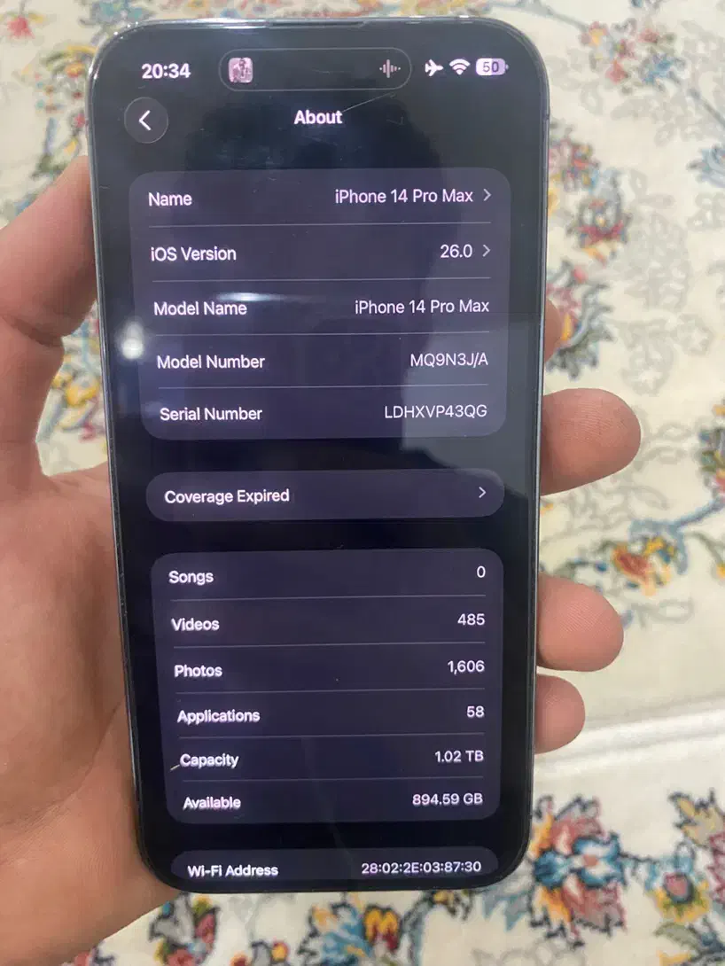 ۱۴ پرومکس 1TB|موبایل|مریوان, |دیوار