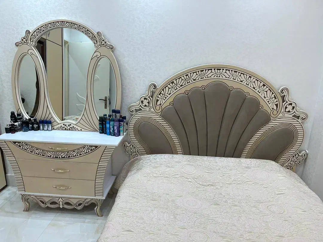 سرویس خواب با تشک|تخت و سرویس خواب|رشت, گلسار|دیوار